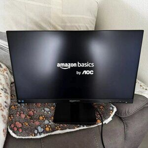 Amazon Basics 24 Inch Monitor Powered with AOC Technology, FHD 1080P, 75hz